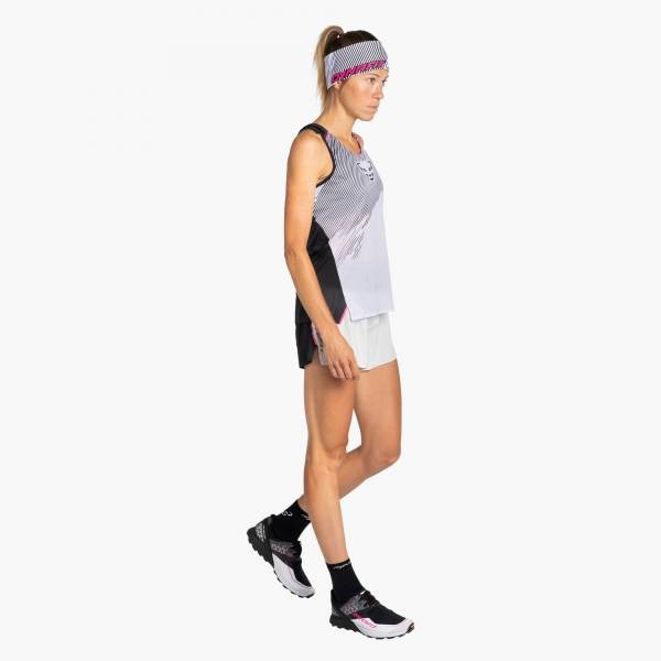 DYNAFIT DNA 2IN1 SPLIT PANTALON CORTO MUJER BLANCO