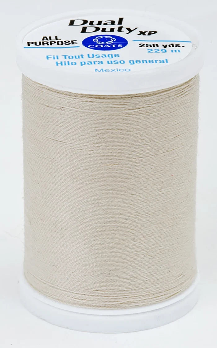 Ecru- Dual Duty XP Polyester Thread 250yds