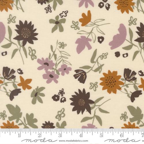 Eggshell- Playful Petals- Windfall- Fat Quarter