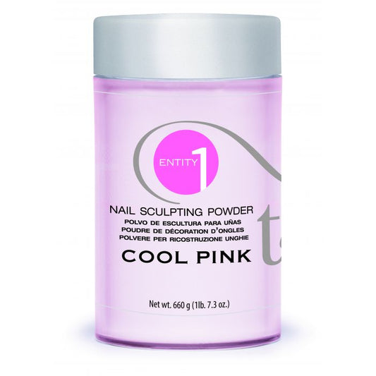 Entity Beauty Nail Acrylic Sculpting Powder COOL Pink - Size 23.3oz