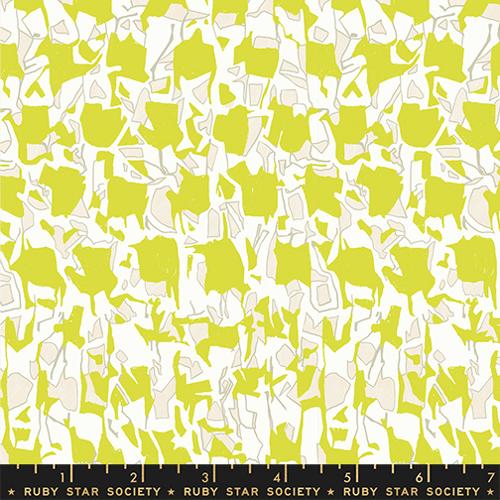 F3249 - Memento - Geometric Abstract - Citron
