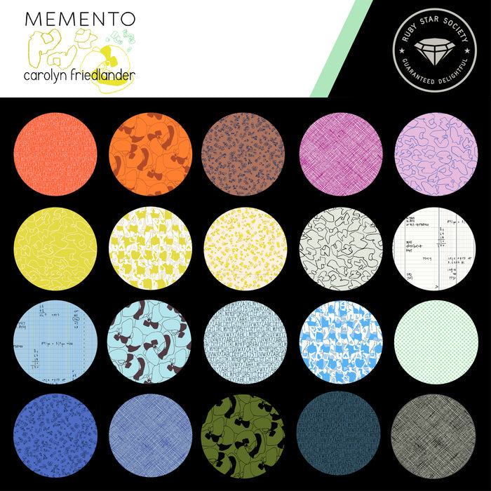 F3249 - Memento - Geometric Abstract - Citron