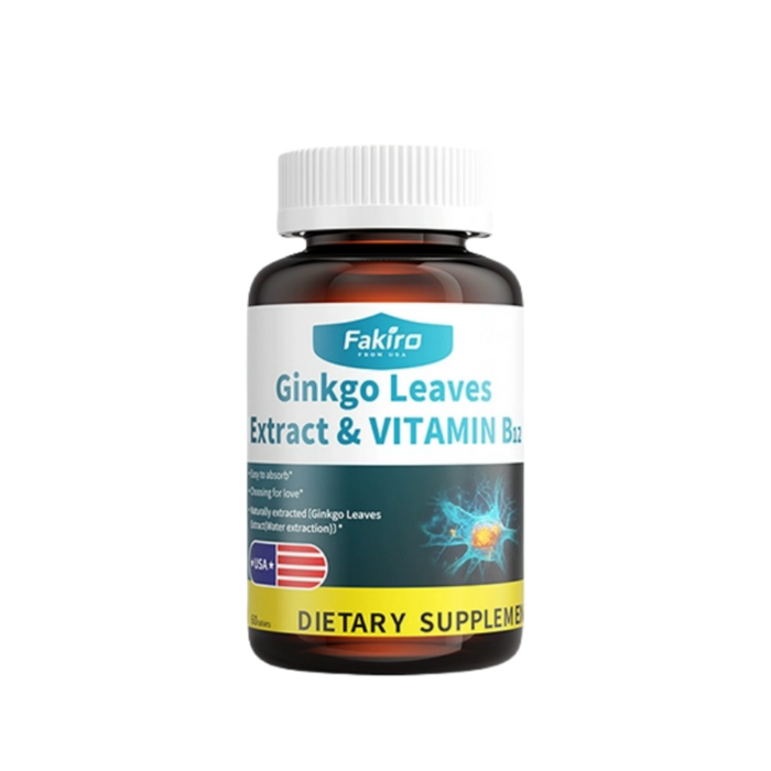 FAKIRO Ginkgo Leaves Extrct & VITAMIN B12 DIETARY SUPPLEMENT - myernk