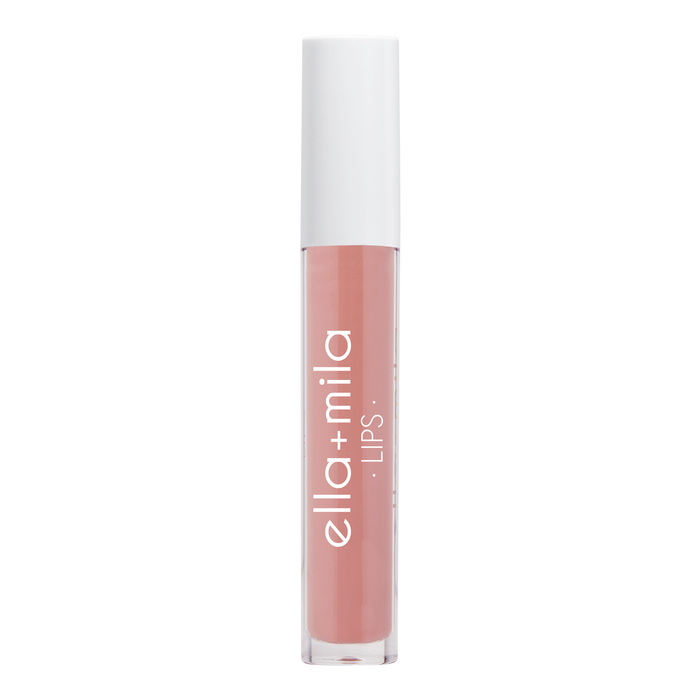 Fiesty rosy nude liquid lipstick tube – ella+mila Lips