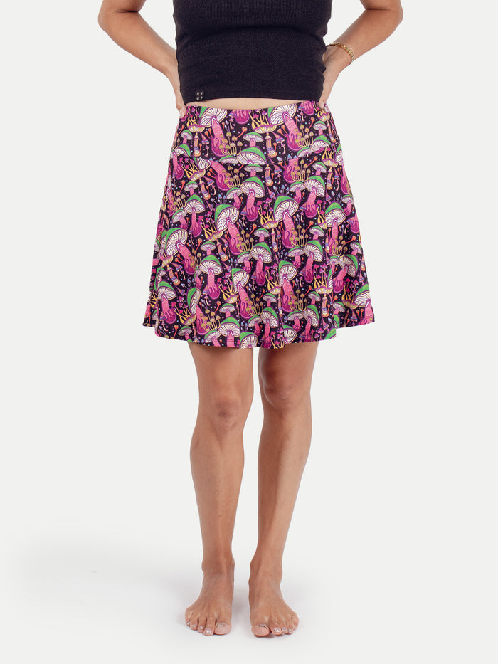 Festival Skorts | Pink Mushroom-Image 1