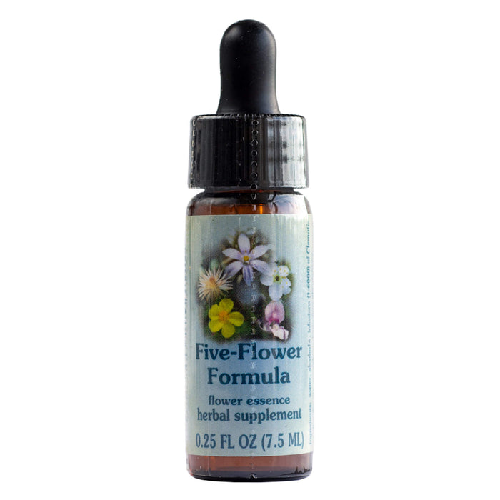 Bottle of FlowerEssenceSociety Five-FlowerFormula 7.5ml