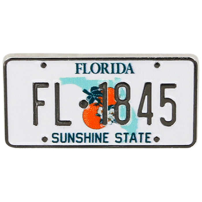 Florida License Plate Hat Pin