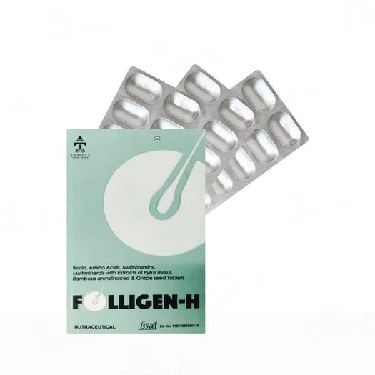 Folligen-H Hair Growth Nutraceutical Tablet