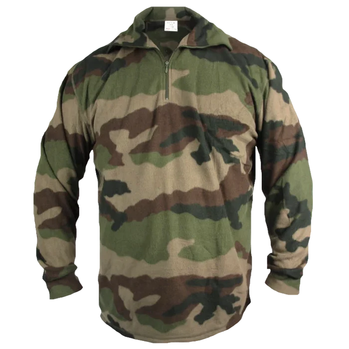 French Army CCE Fleece Top - French Army Surplus - Fleeces & Jerseys