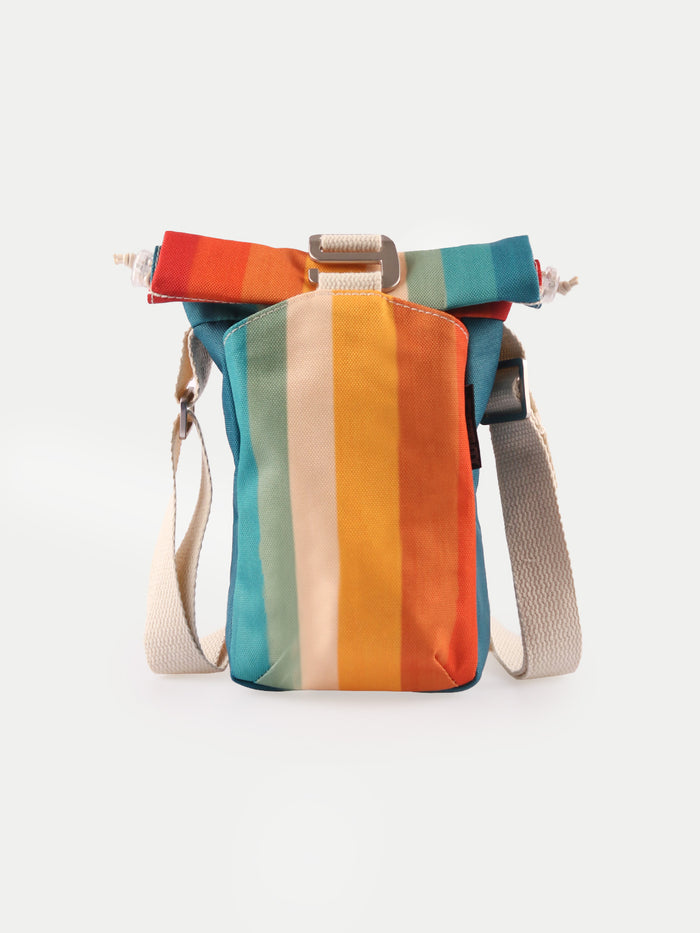 Fydelity Recycled Drink Bottle Bag | Retro Rainbow-Image 1