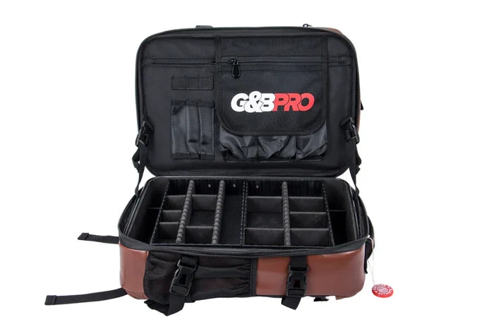 G&B PRO PREMIUM LEATHER MID SIZE MOBILE STATION - BROWN - Palms Fashion Inc.
