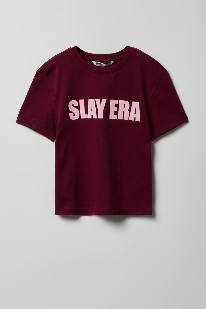 Girls Luxe Heavy Cotton Graphic T-Shirt