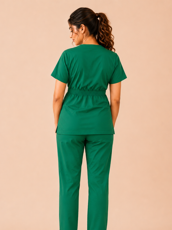 GREEN MATERNITY SCRUB FOR WOMEN