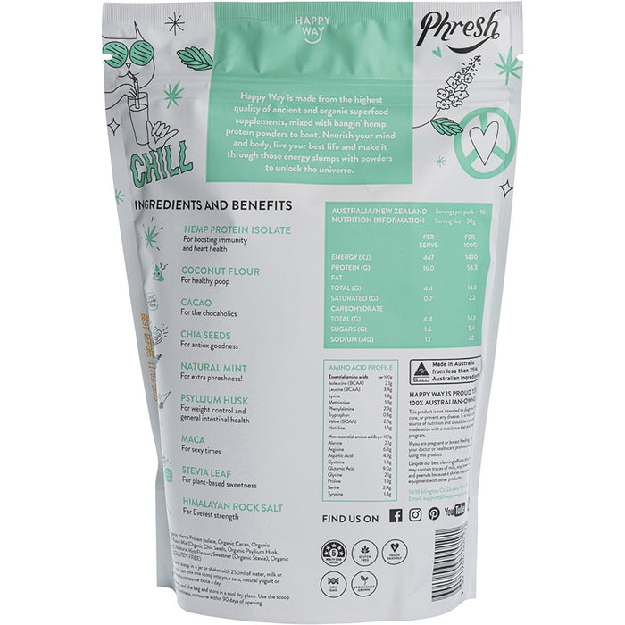 Hemp Protein Powder - Cacao Mint