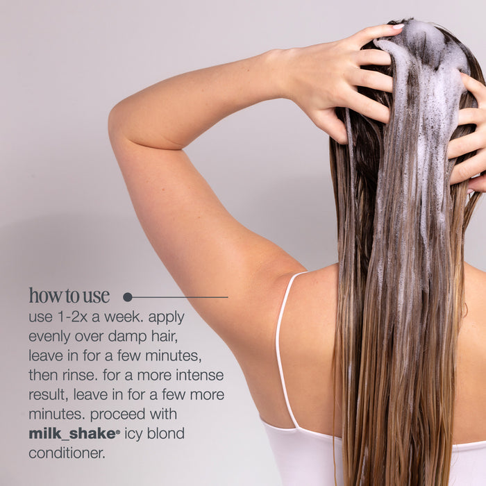 milk-shake-icy-blond-shampoo-use