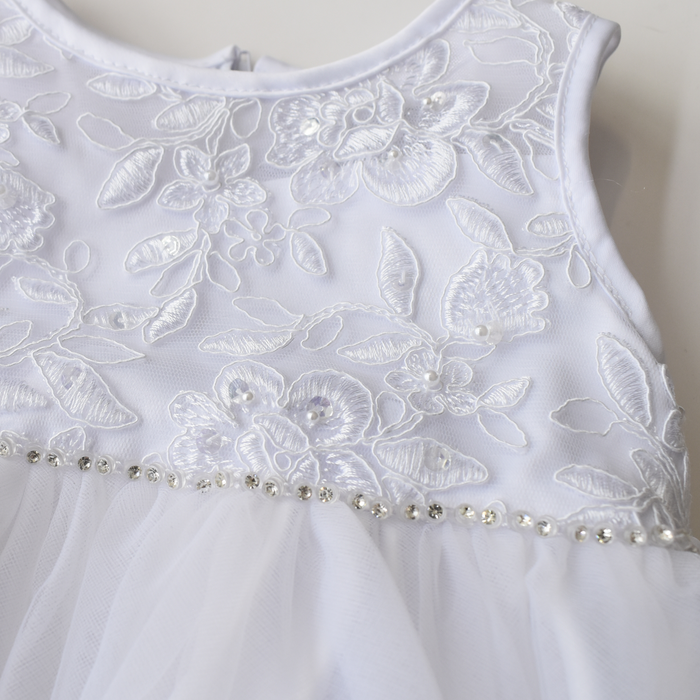 Illusion Lace Baby Formal Dress