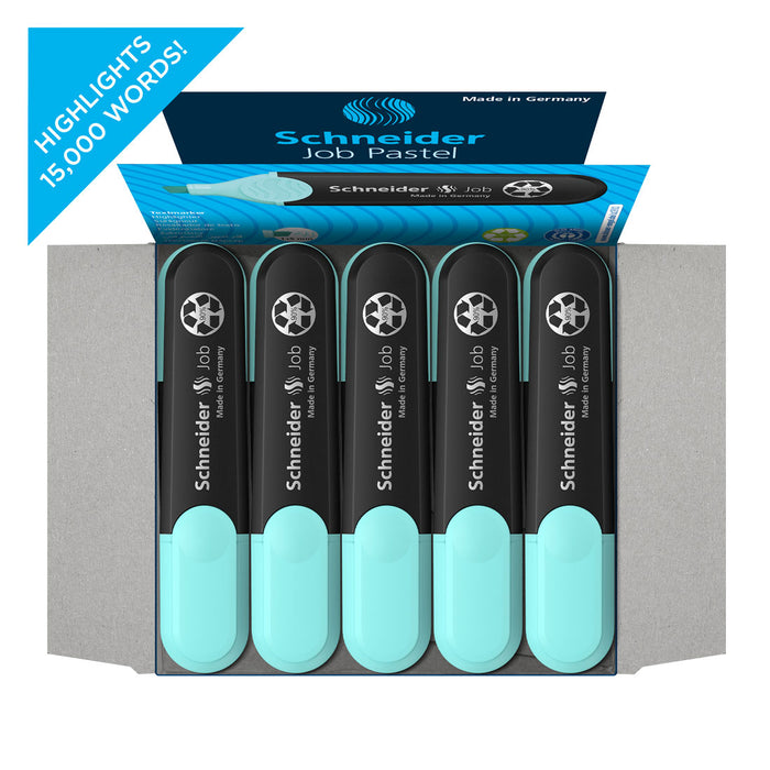 Job Pastel Highlighter, Box of 10un.#ink-color_turquoise