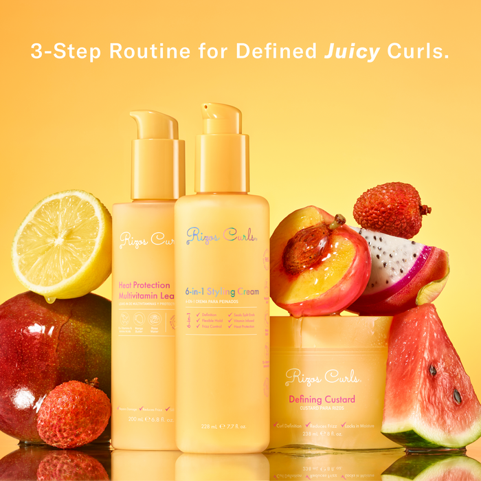 Juicy Styling Trio - Leave-In, 6-in-1 Styling Cream, Defining Custard