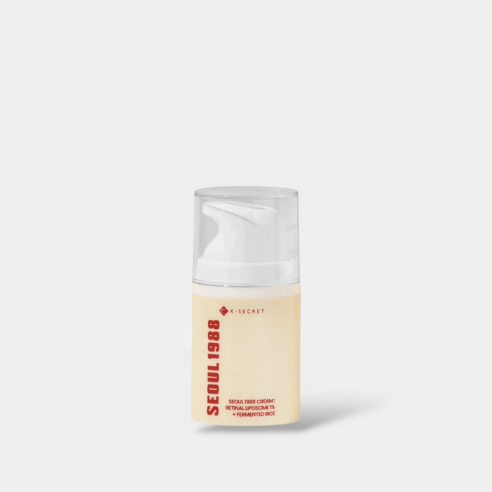 K - Secret Seoul 1988 Cream: Retinal Liposome 1% + Fermented Rice 50ml كريم كي سيكريت سيول 1988: ليبوسوم شبكي 1% + أرز مخمر - Princess Cosmetics Qatar
