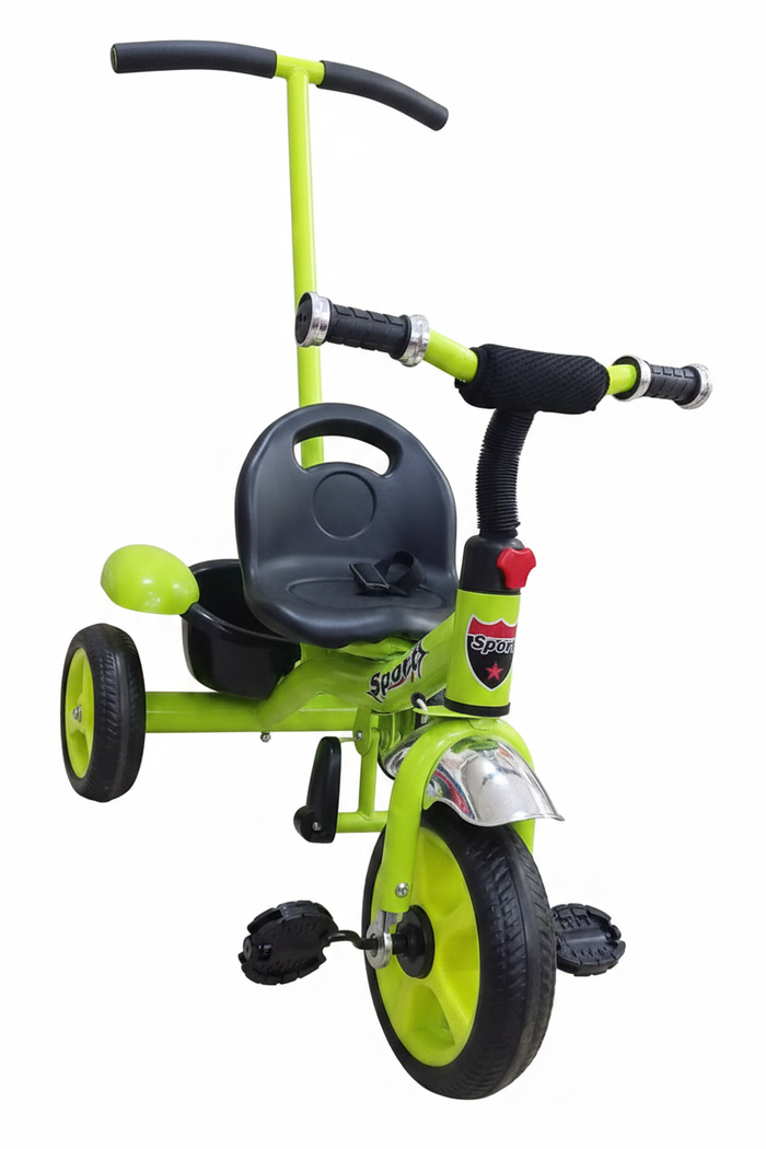 Green Sport Tricycle white background