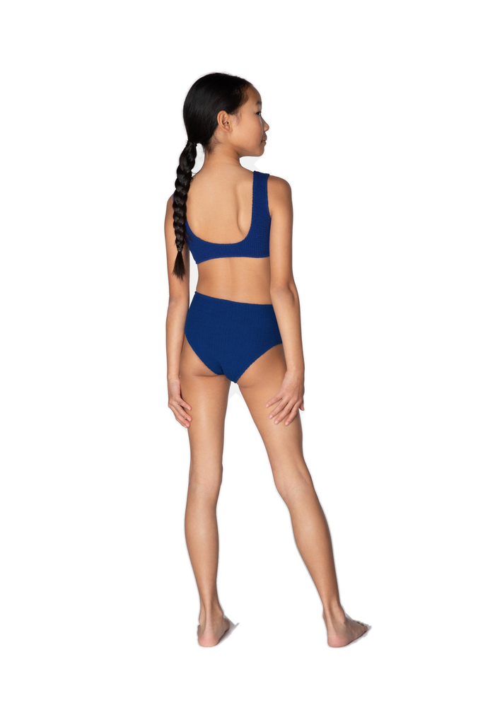 KIDS SWIMWEAR BIKINI AQUA BLUEBERRY 6-10y