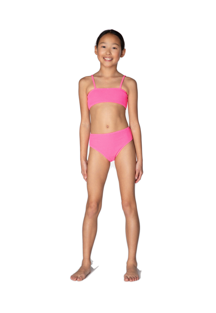 KIDS SWIMWEAR BIKINI LUNA PINK BUBBLE GUM 6-10y