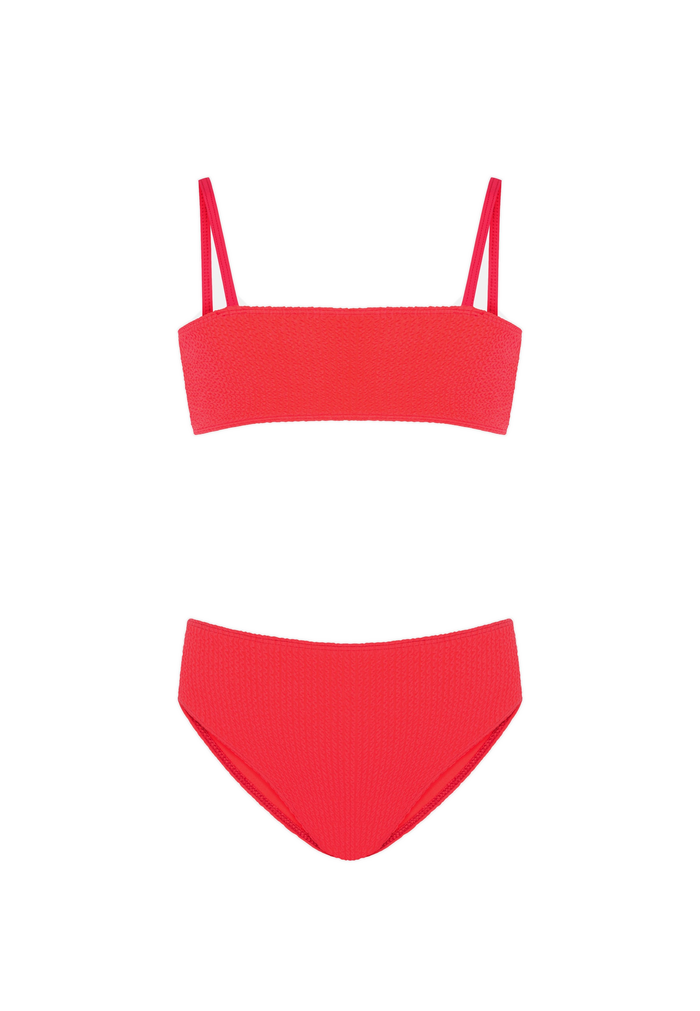 KIDS SWIMWEAR BIKINI LUNA STRAWBERRY NEON 2-5y