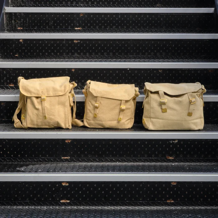 Large Canvas Haversack - Khaki - Bushtracks - Shoulder Bags