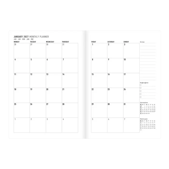 Letts A5 Weekly Planner, Essence, 2027 Rose 27-082632#color_essence-rose