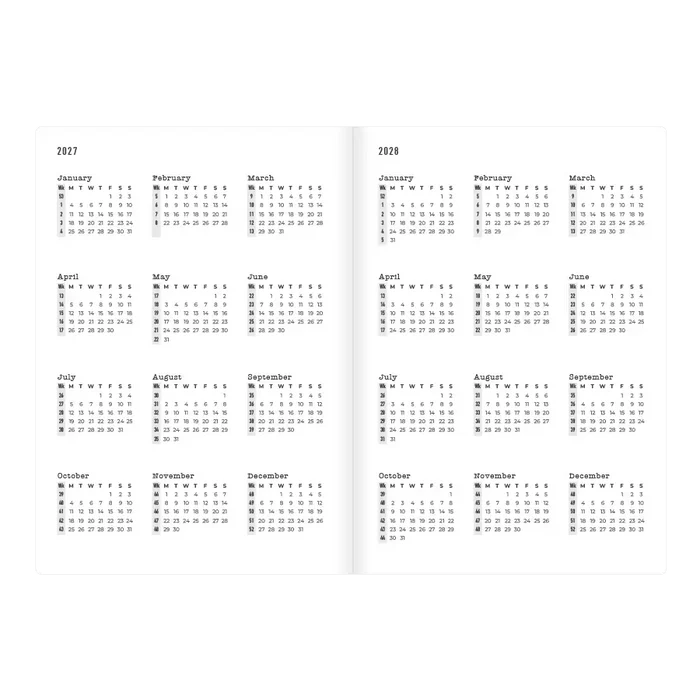 Letts A5 Weekly Planner, Essence, 2027 Rose 27-082632#color_essence-rose