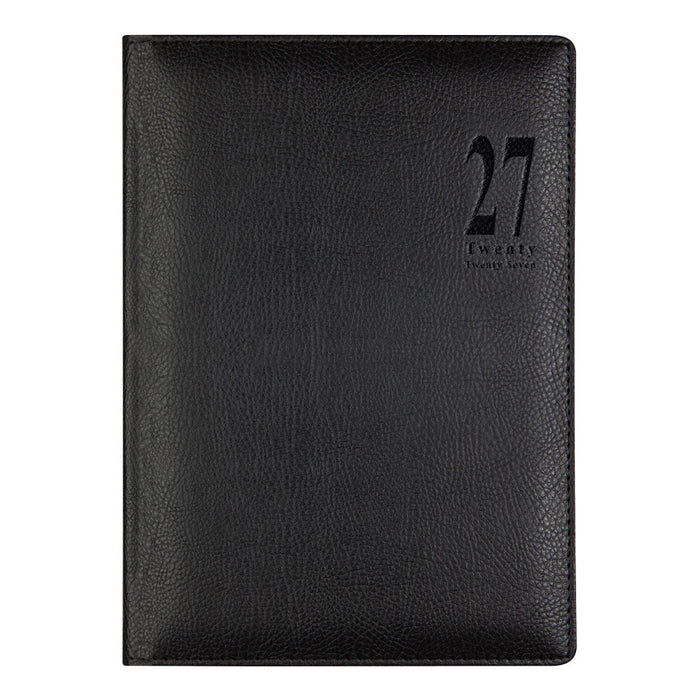 Letts A5 Weekly Planner, Milano, 2027 Black 27-080569#color_black
