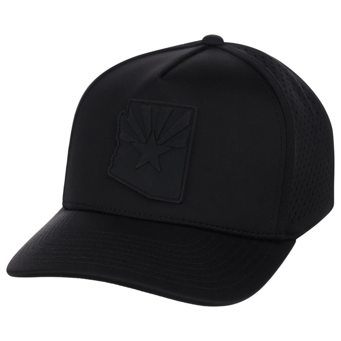Local Crowns Arizona All Black Tech Cap - Black