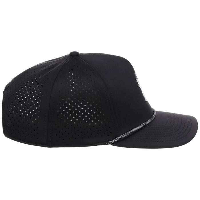 Local Crowns Arizona Reflective 5 Panel Tech w/Rope - Black