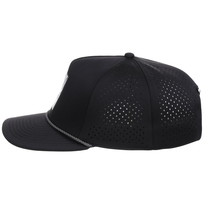 Local Crowns Arizona Reflective 5 Panel Tech w/Rope - Black