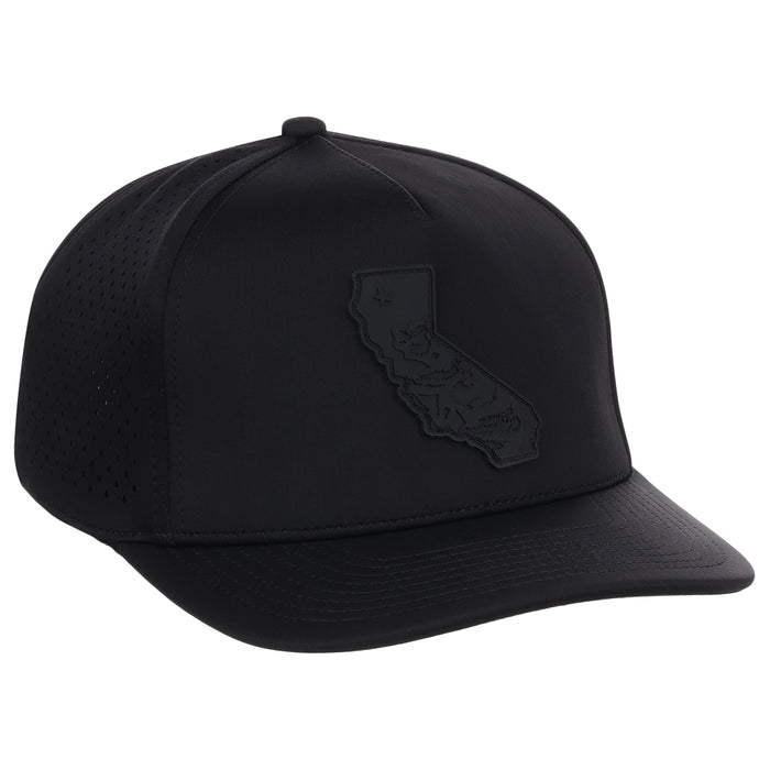 Local Crowns California All Black Tech Cap - Black