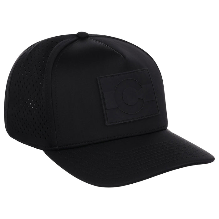 Local Crowns Colorado All Black Tech Cap - Black
