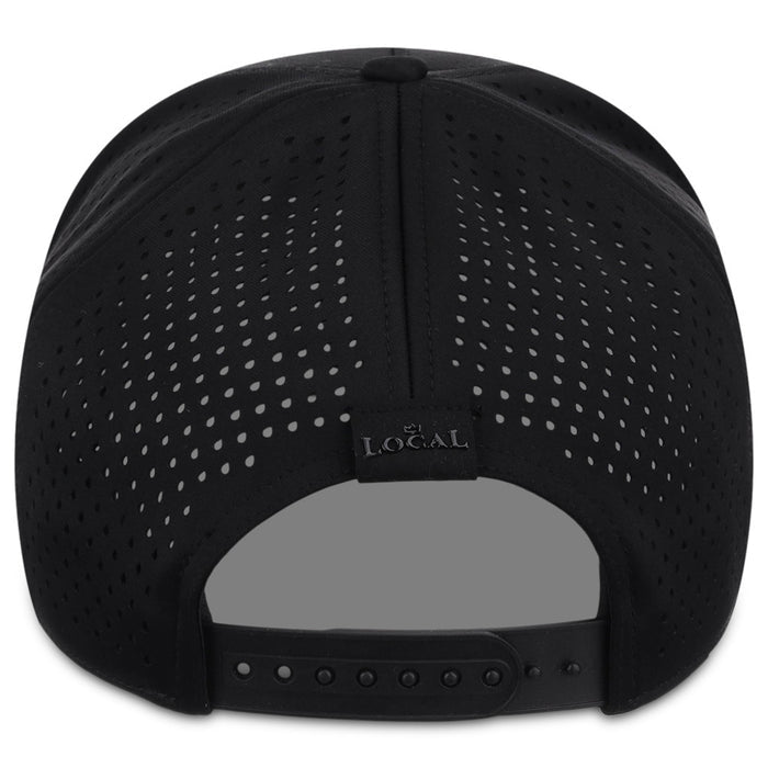 Local Crowns Colorado All Black Tech Cap - Black