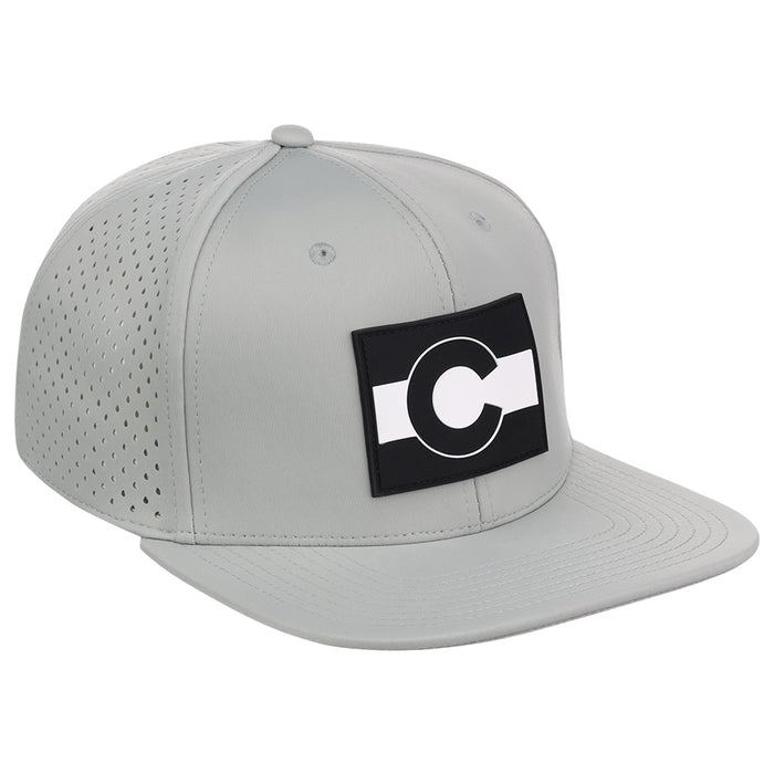 Local Crowns Colorado Performance Flat Bill - Grey