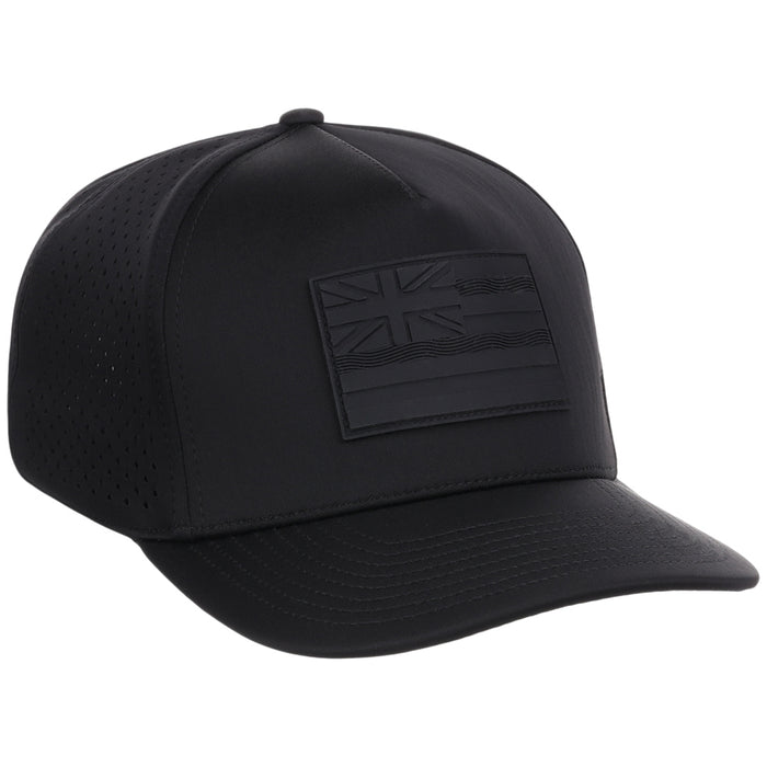 Local Crowns Hawaii All Black Tech Cap - Black