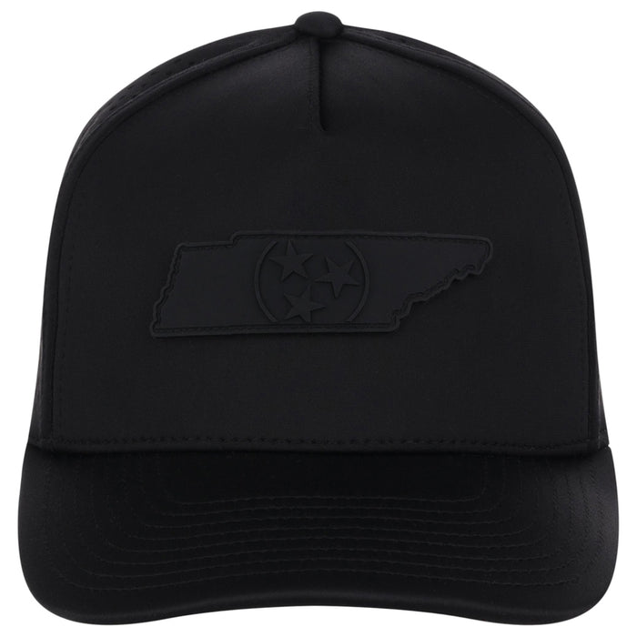 Local Crowns Tennessee All Black Tech Cap - Black