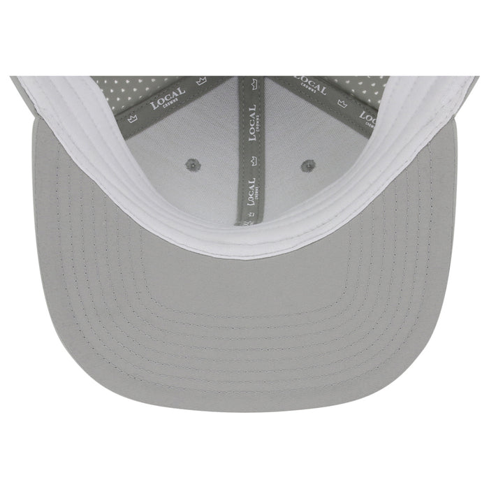 Local Crowns Texas Performance Flat Bill - Grey