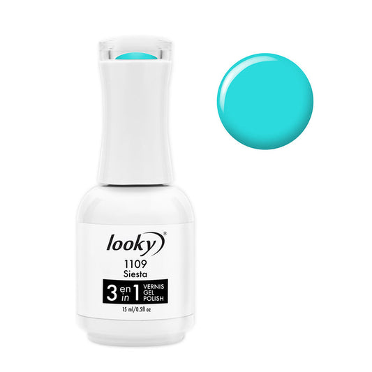 Looky Vernis Gel 3 en 1 #1109 Siesta (Collection Brisa de Rio)