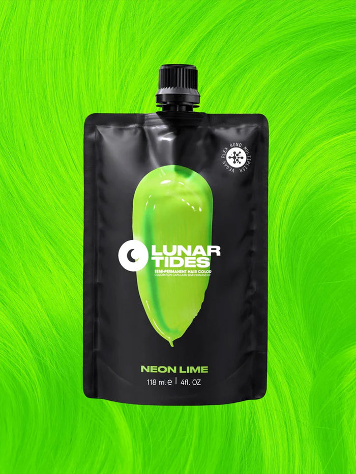 Lunar Tides Hair Dye 4oz | Neon Lime-Image 1