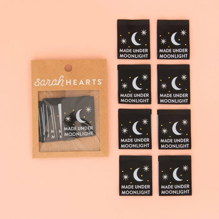 Made Under Moonlight Woven Sewing Labels