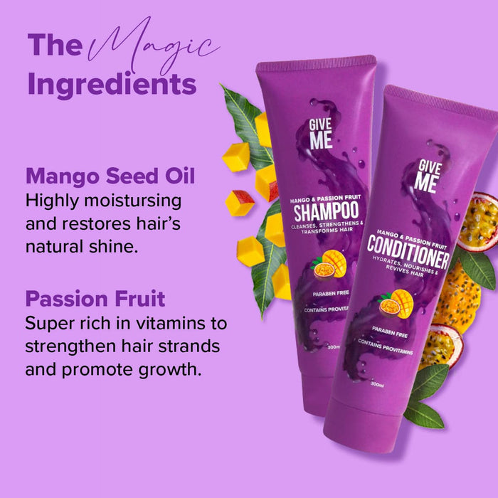 Mango & Passion Fruit Shampoo & Conditioner Bundle