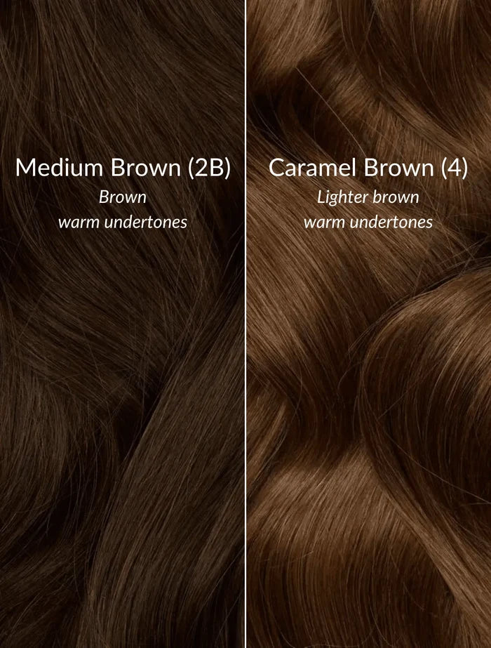 Medium Brown (2B) 18" 190g - Clip-Ins