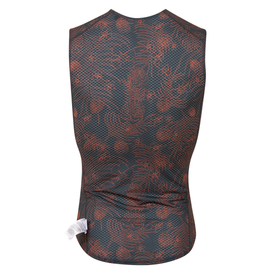 color:DARK INK/SUNSET ORANGE PALM||view:SKU Image Back||gender:Men||seo:Men's Transfer Mesh Sleeveless Baselayer
