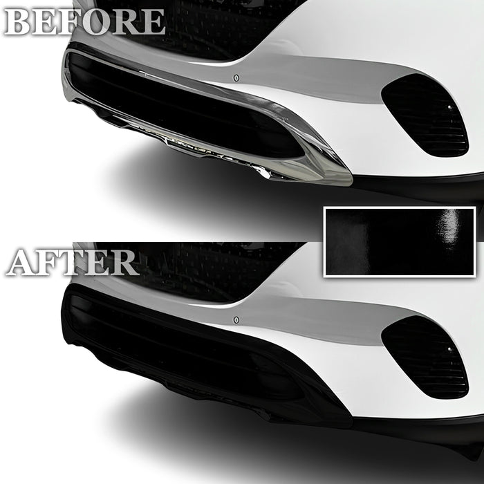 Fits Mercedes - Benz EQE SUV 2023 - 2025 Vinyl Chrome Delete Grille Blackout Decal Stickers Overlay Film - Bogar Tech Designs