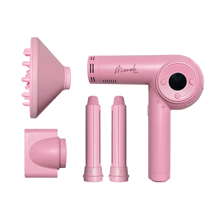 Mermade Hair M Dryer - Pink - Beauty Tribe