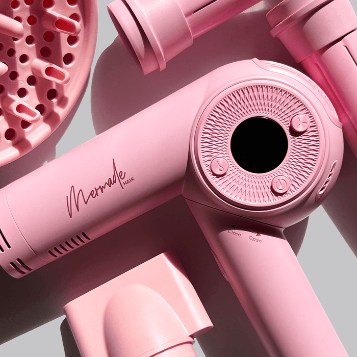 Mermade Hair M Dryer - Pink - Beauty Tribe
